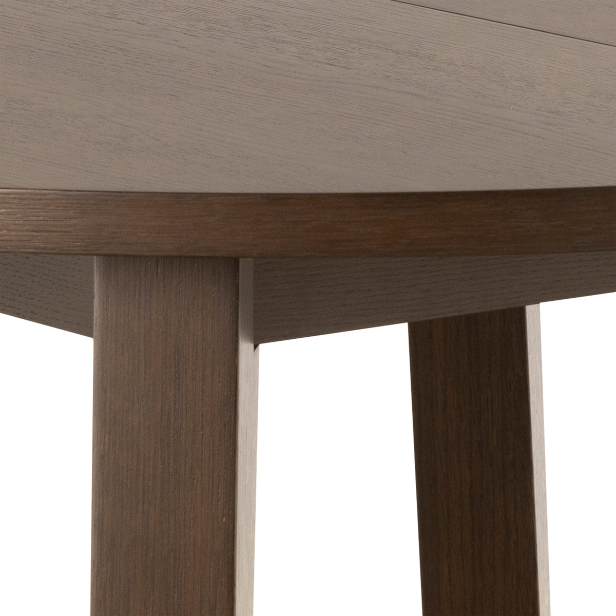 A-Line Round Dining Table Smoked Oak