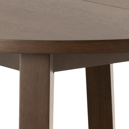 A-Line Round Dining Table Smoked Oak