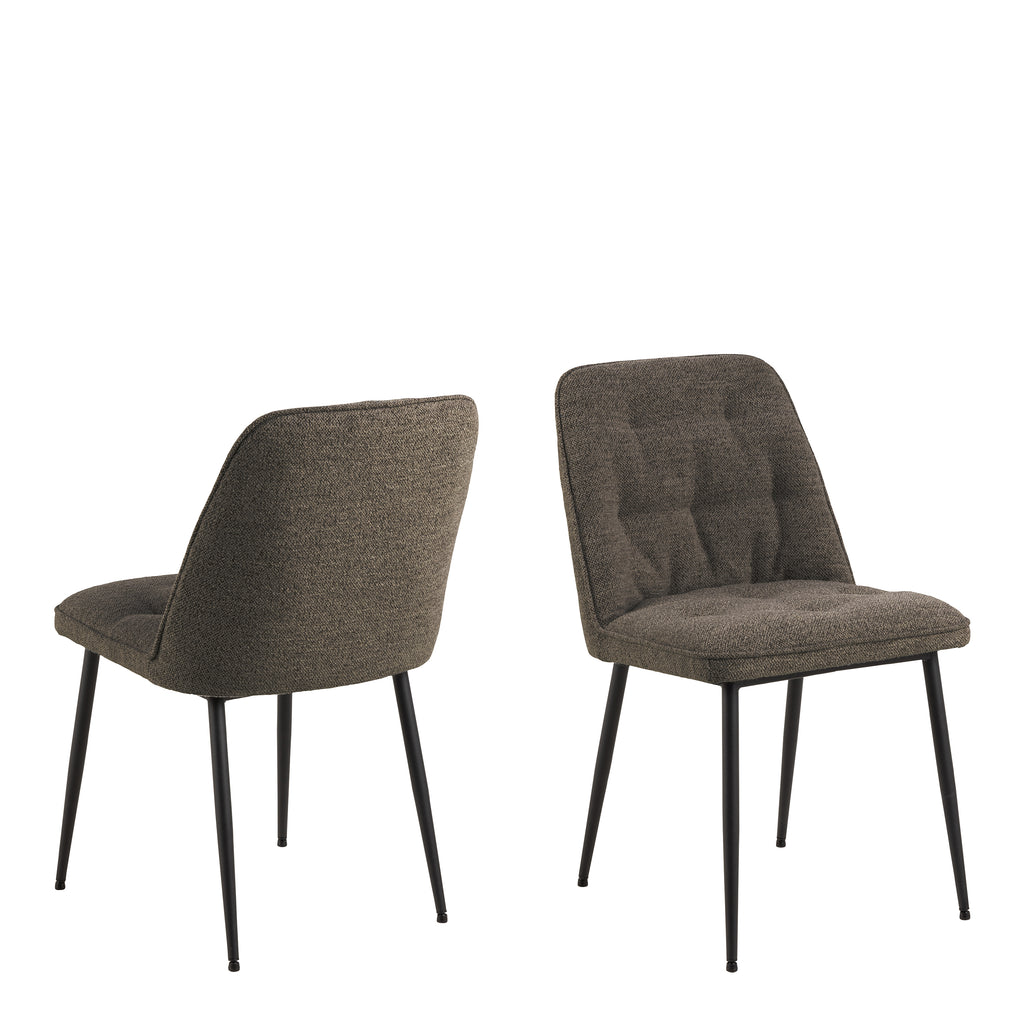 Bridget Dining Chair in Taupe Set of 2