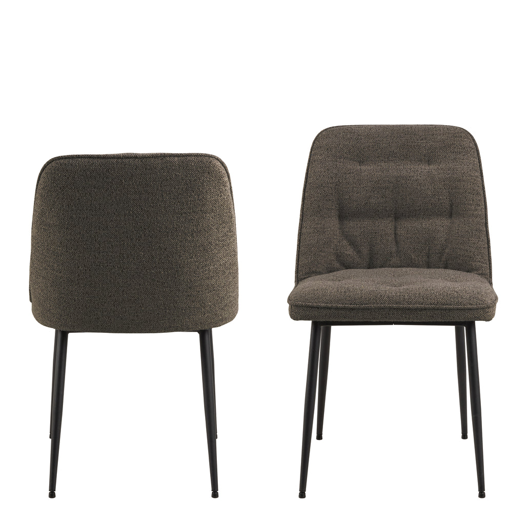 Bridget Dining Chair in Taupe Set of 2