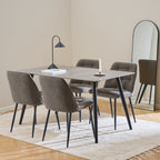 Bridget Dining Chair in Taupe Set of 2