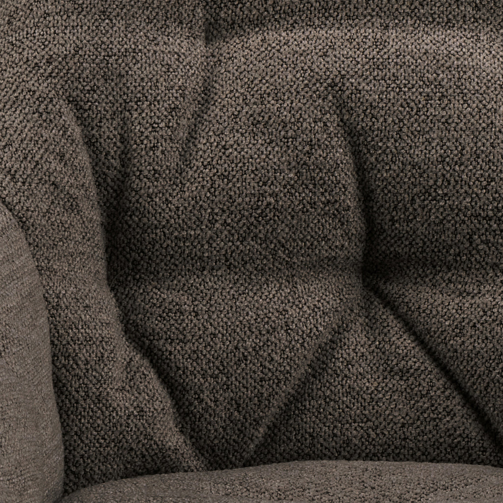 Bridget Dining Chair with Armrest in Taupe Set of 2