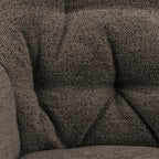 Bridget Dining Chair with Armrest in Taupe Set of 2