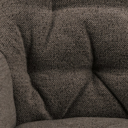 Bridget Dining Chair with Armrest in Taupe Set of 2