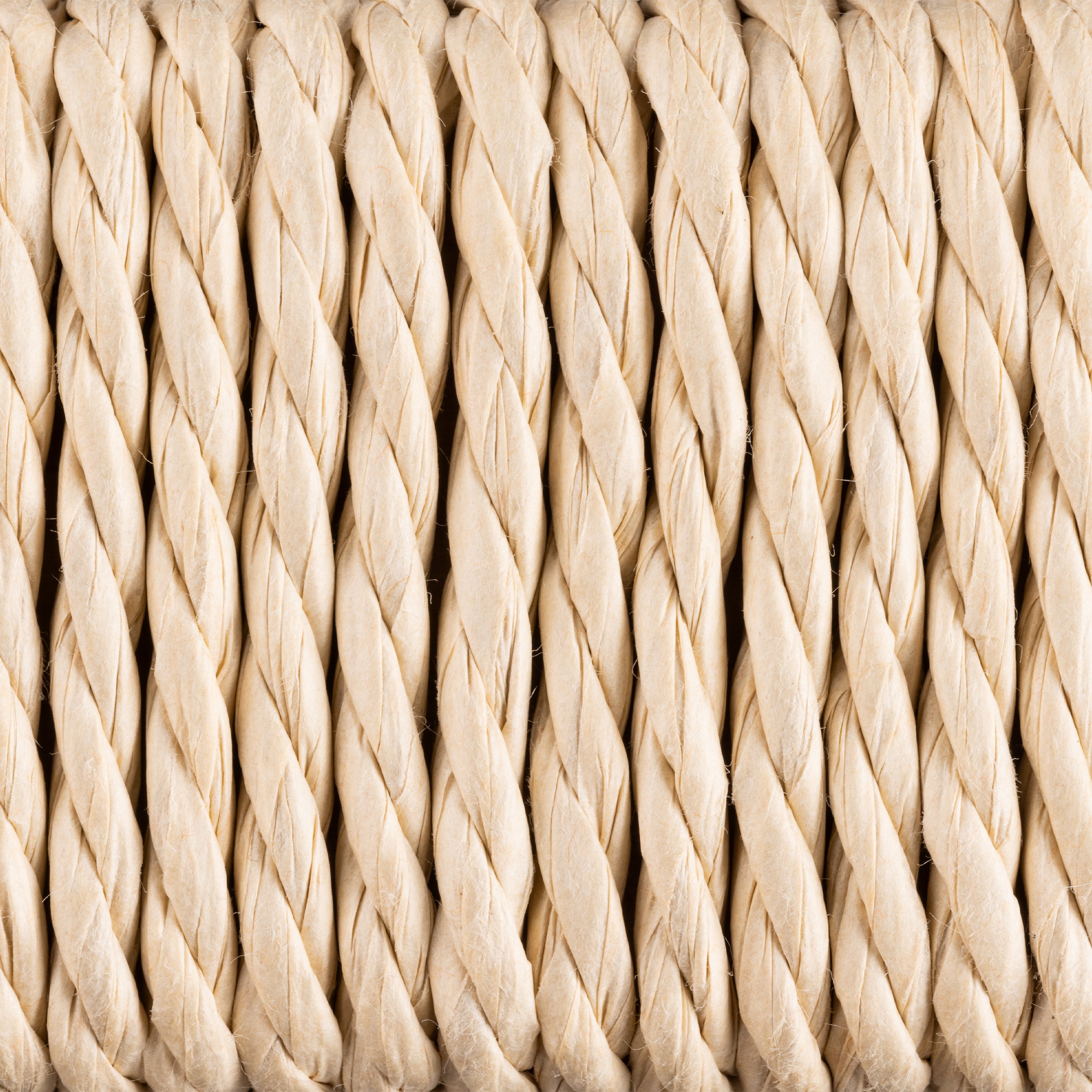 Ava Weaved Bench in Off White