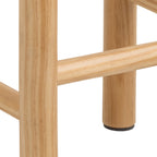 Ava Weaved Stool in Off White