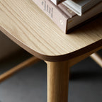 Barley Bar Stool (Backless) in Matt Oak Set of 2