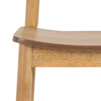 Barley Bar Stool in Matt Oak Set of 2