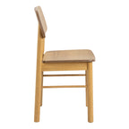 Barley Dining Chair in Matt Oak Set of 2