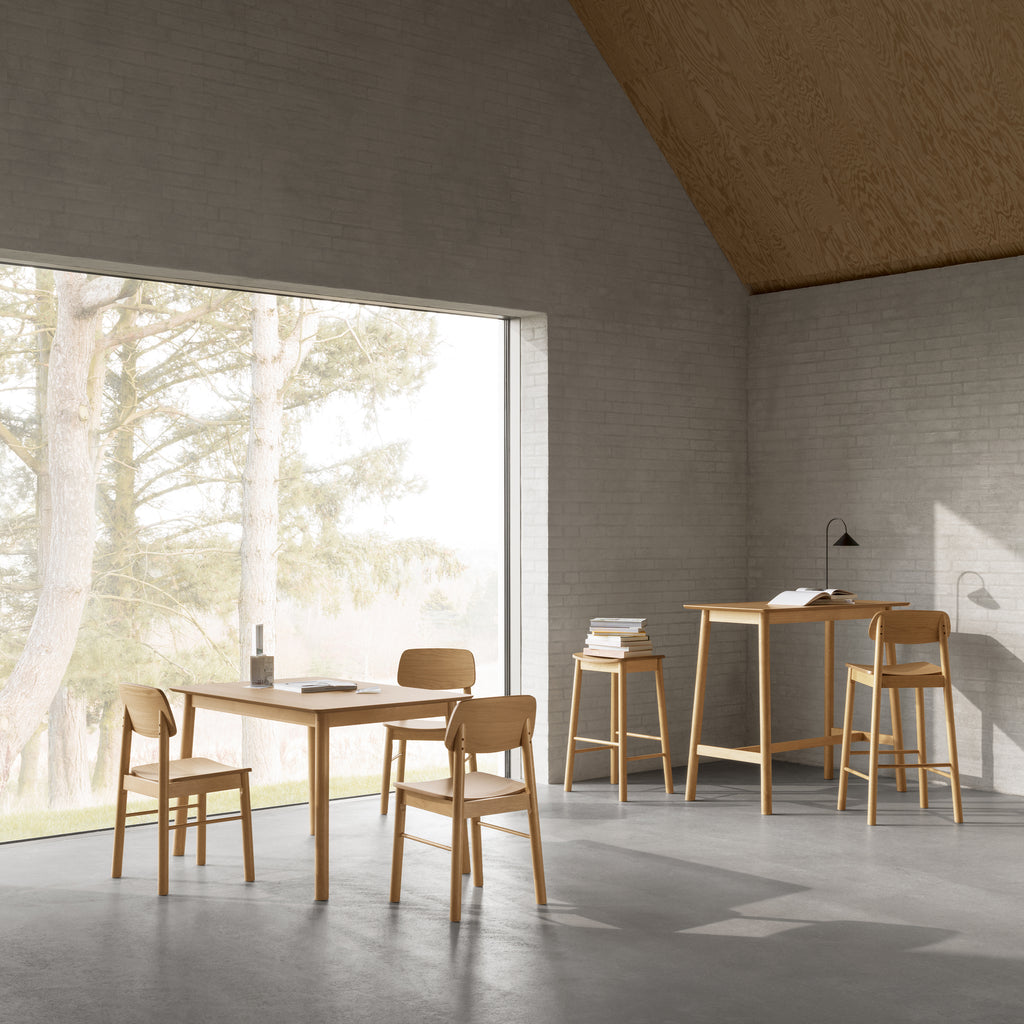 Barley Dining Chair in Matt Oak Set of 2