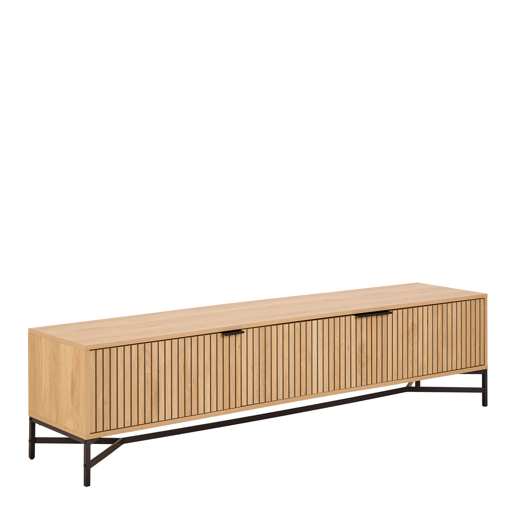Jaya TV Unit With 3 Doors 176cm Wide in Oak