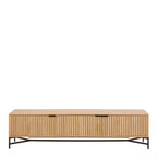 Jaya TV Unit With 3 Doors 176cm Wide in Oak