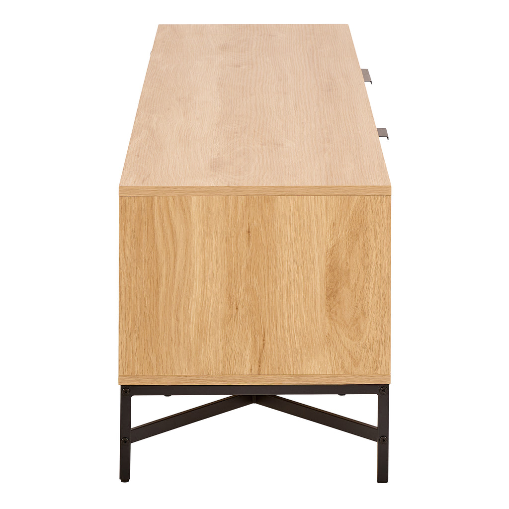 Jaya TV Unit With 3 Doors 176cm Wide in Oak