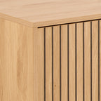 Jaya TV Unit With 3 Doors 176cm Wide in Oak