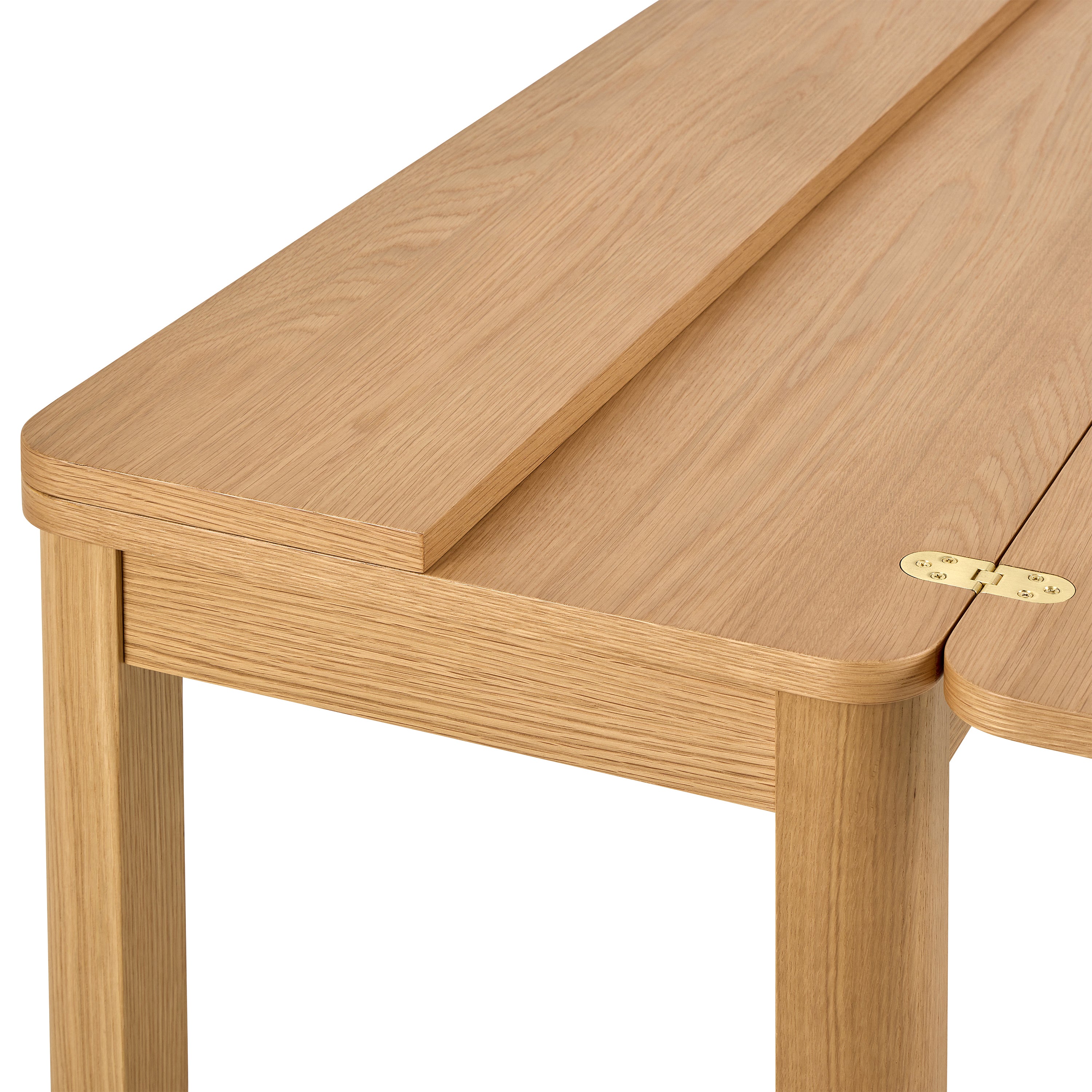 Stella Extendable Rectangular dining table in Matt Oak 45/90 x 120 cm