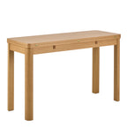 Stella Extendable Rectangular dining table in Matt Oak 45/90 x 120 cm