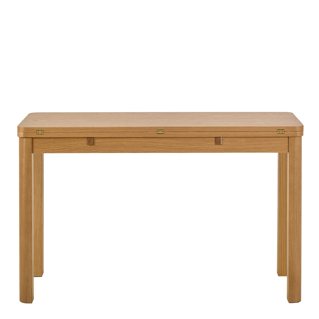 Stella Extendable Rectangular dining table in Matt Oak 45/90 x 120 cm