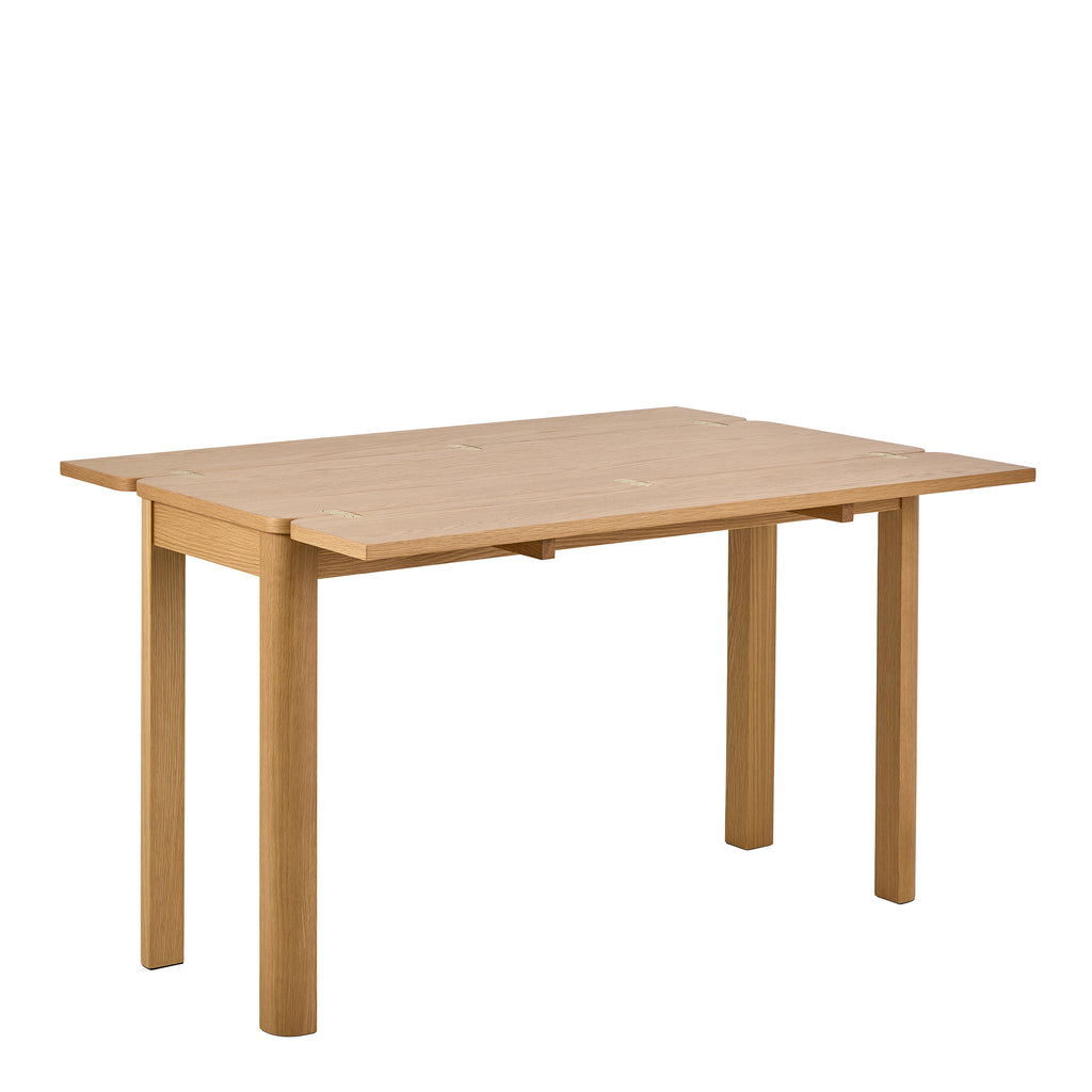 Stella Extendable Rectangular dining table in Matt Oak 45/90 x 120 cm