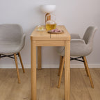 Stella Extendable Rectangular dining table in Matt Oak 45/90 x 120 cm