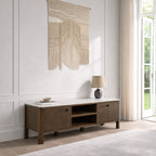 Stella TV Unit 2 Doors 1 Shelf in Ceramic Cream