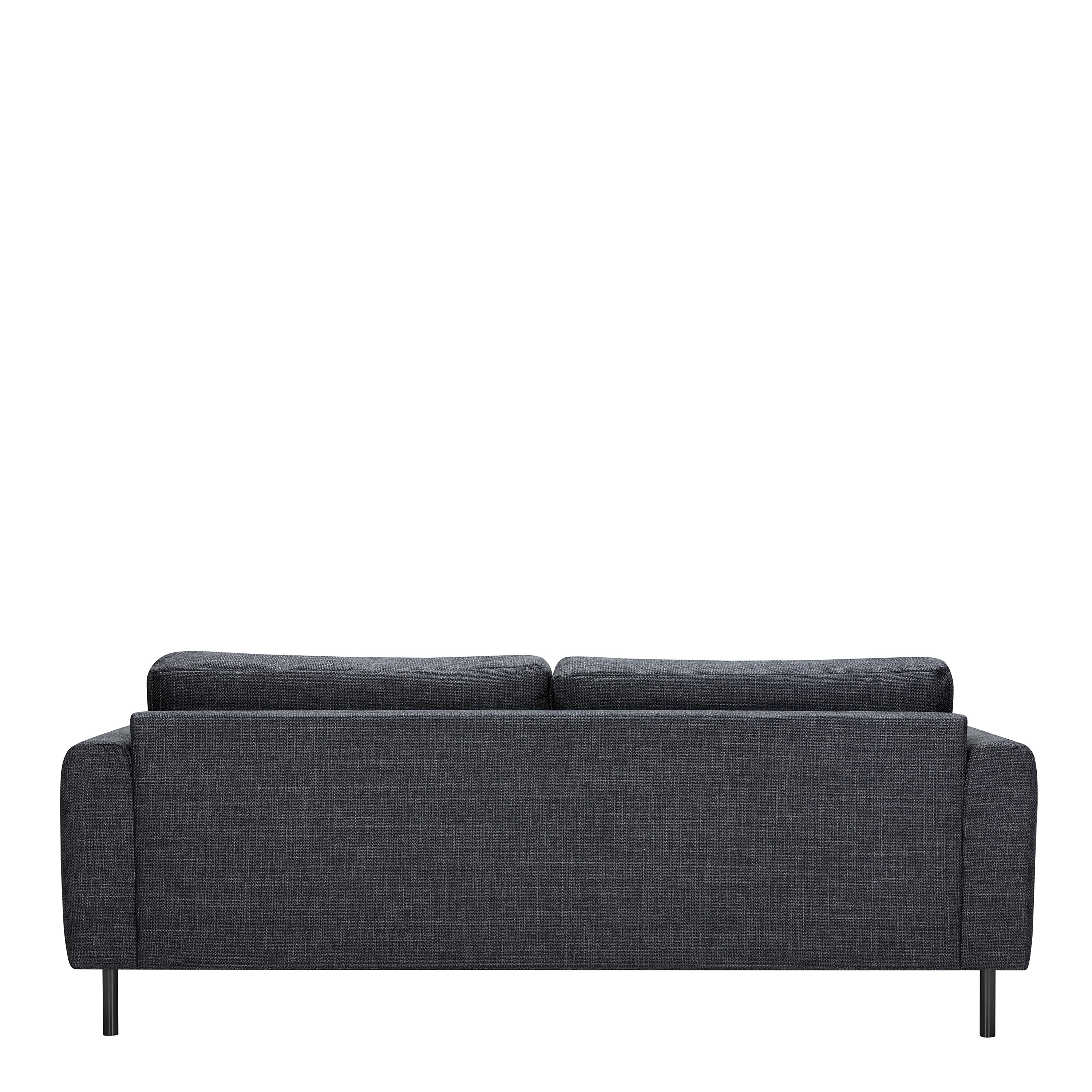 Orlando 3 Seater Sofa in Dark Grey Basel Fabric