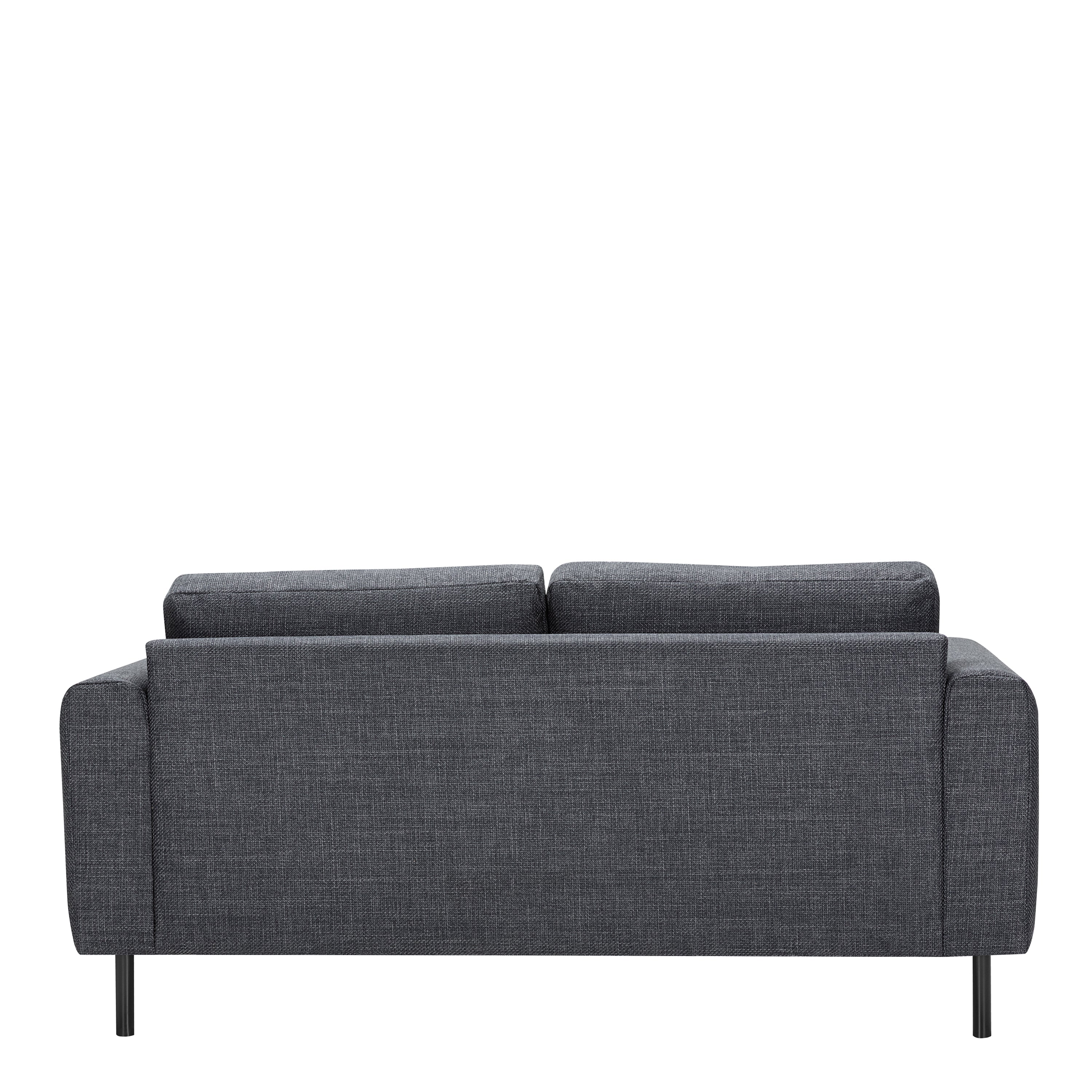 Orlando 2 Seater Sofa in Dark Grey and Basel Fabric