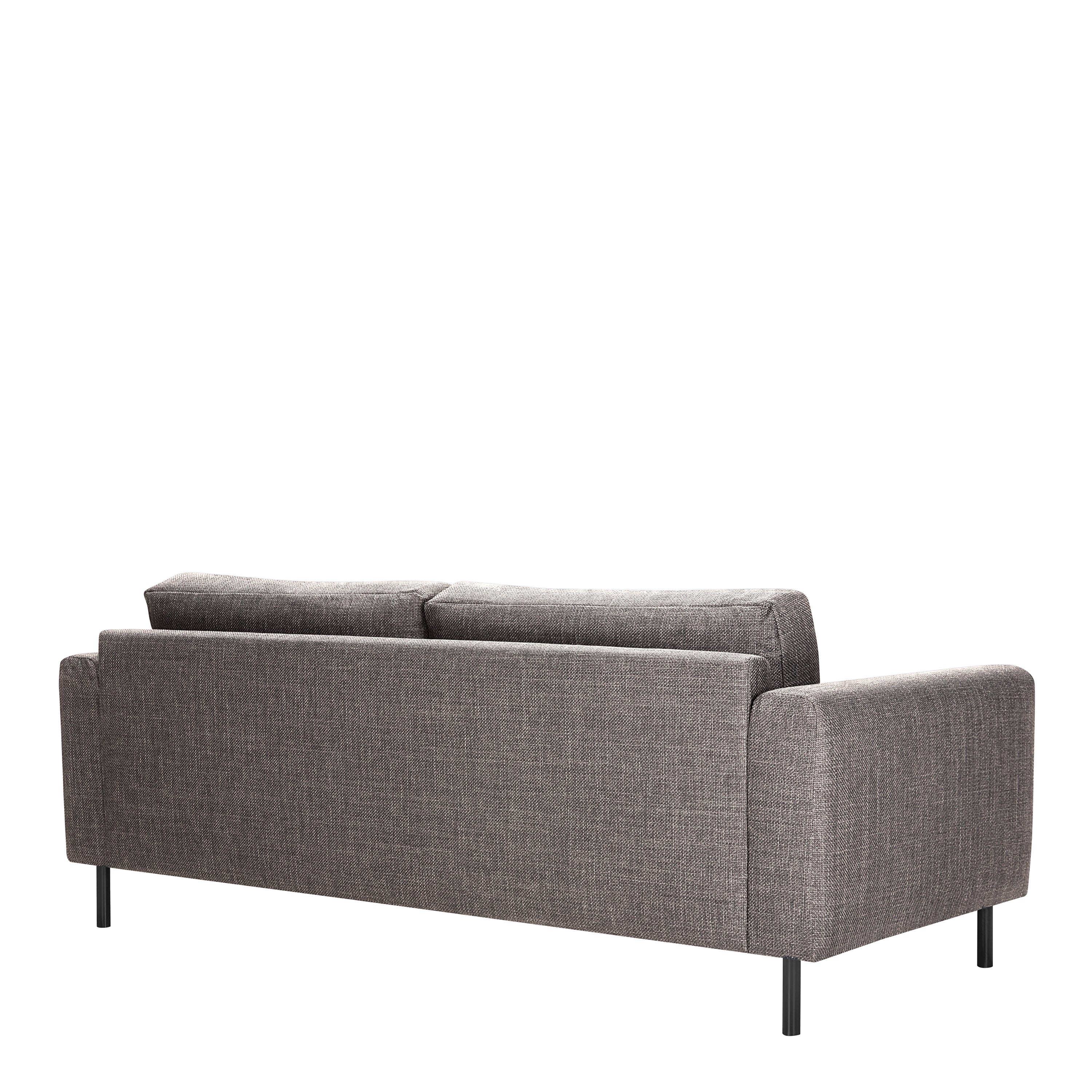 Orlando 3 Seater Sofa in Basel Light Grey Fabric