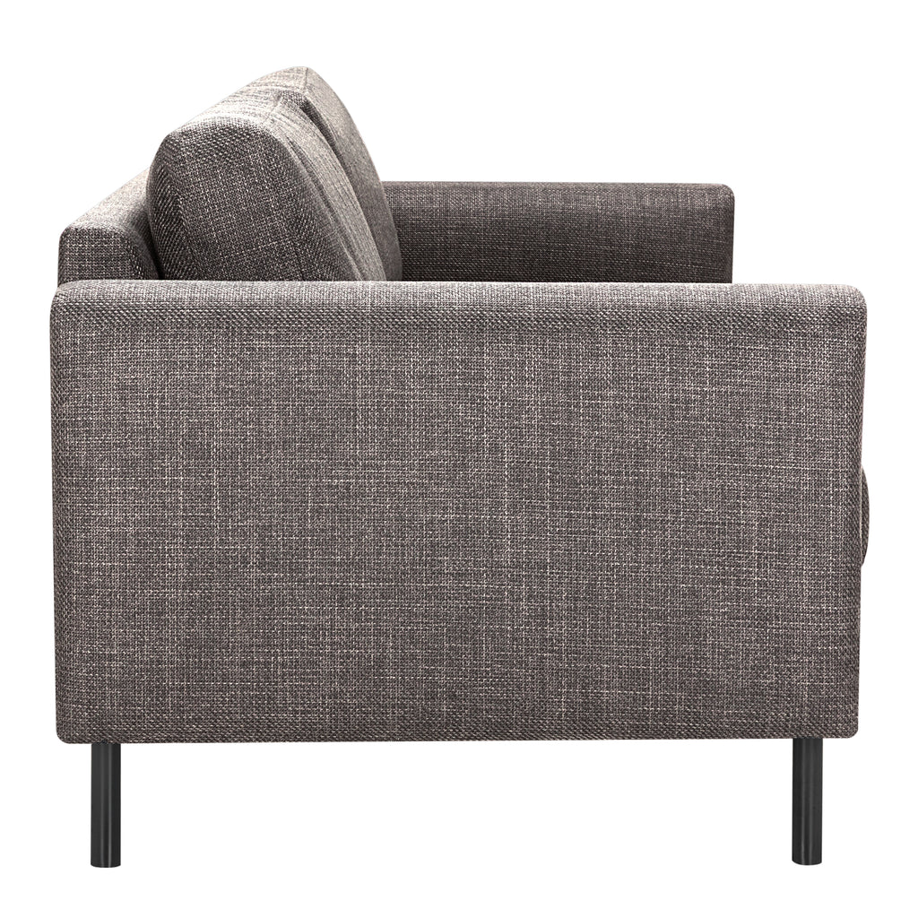 Orlando 3 Seater Sofa in Basel Light Grey Fabric