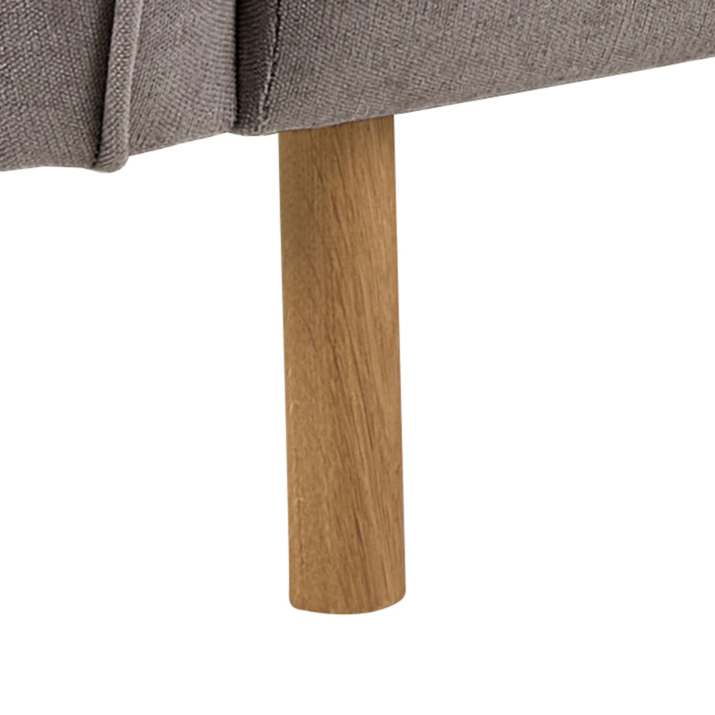Westley 3 Seater Sofa in Fay Dusty Brown Fabric
