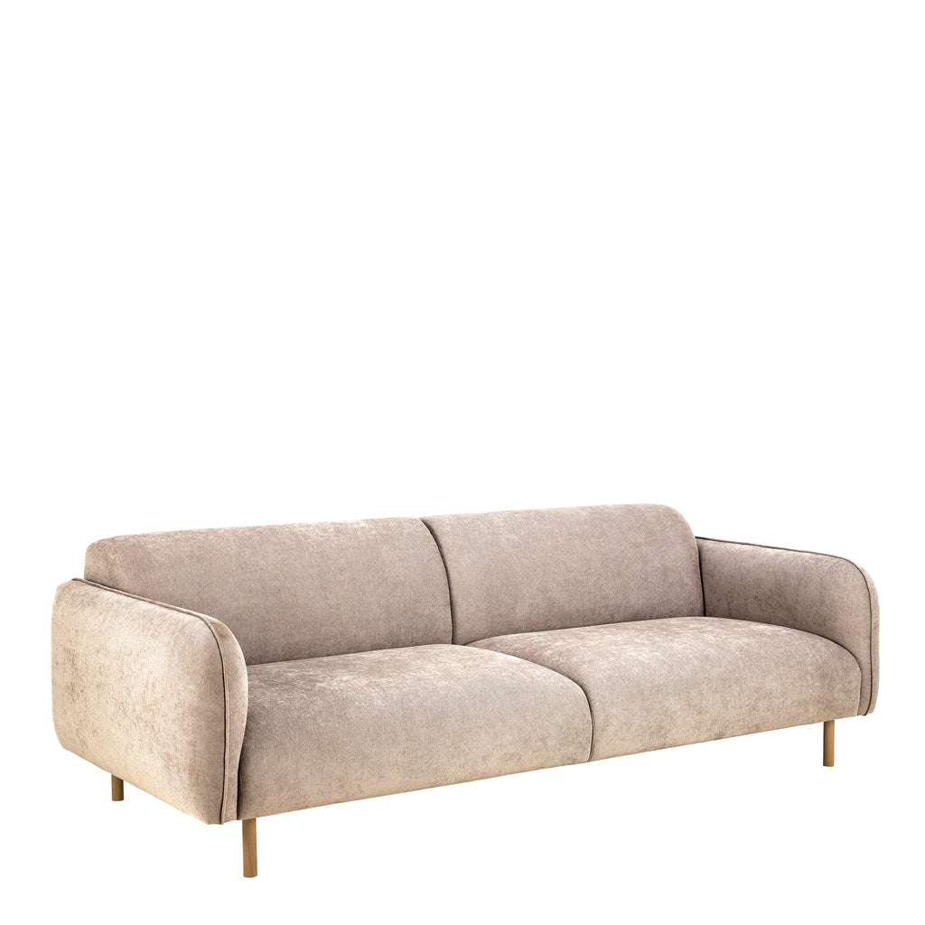 Westley 3 Seater Sofa in Fay Beige Fabric