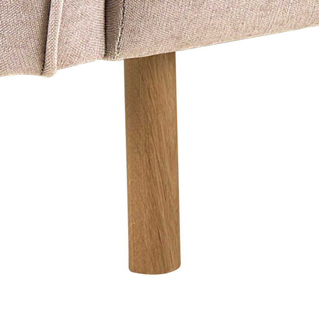 Westley 3 Seater Sofa in Fay Beige Fabric