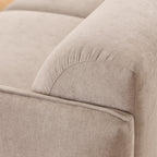 Westley 3 Seater Sofa in Fay Beige Fabric