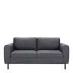 Orlando 2 + 3 Seater Sofa set in Basel Dark Grey Fabric