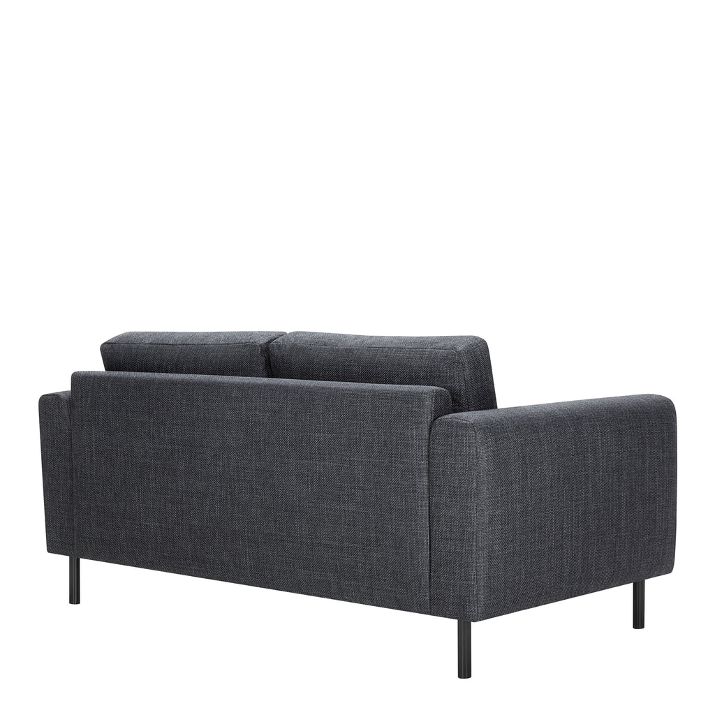 Orlando Set of 2 x 2 Seater Sofas in Basel Dark Grey Fabric