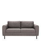 Orlando 2 + 3 Seater Sofa set in Basel Light Grey Brown Fabric