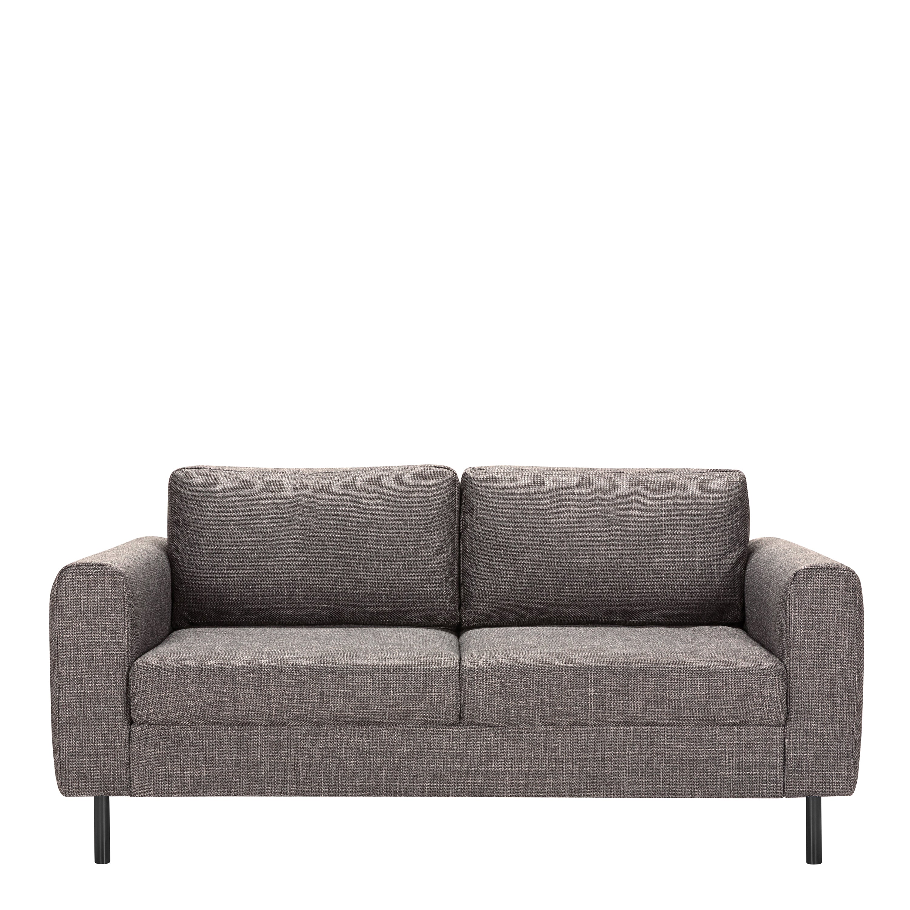 Orlando 2 + 3 Seater Sofa set in Basel Light Grey Brown Fabric