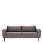 Orlando 2 + 3 Seater Sofa set in Basel Light Grey Brown Fabric