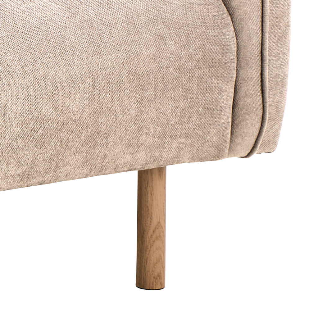 Westley Set of 2 x 2.5 Seater Sofas in Fay Beige Fabric