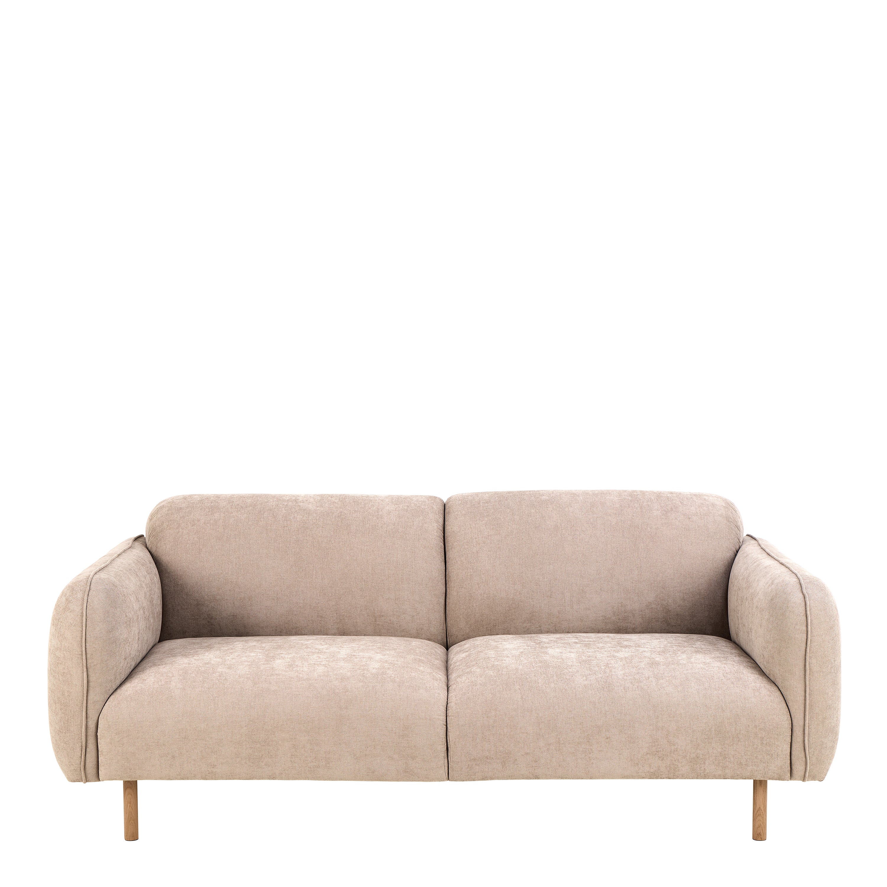 Westley Set of 2 x 2.5 Seater Sofas in Fay Beige Fabric