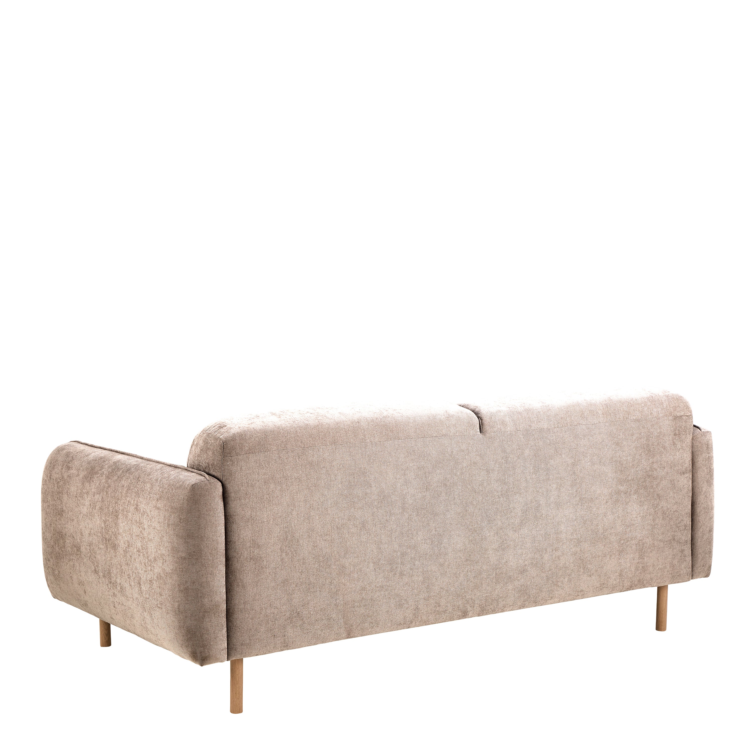 Westley Set of 2 x 2.5 Seater Sofas in Fay Beige Fabric