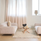 Westley Set of 2 x 2.5 Seater Sofas in Fay Beige Fabric
