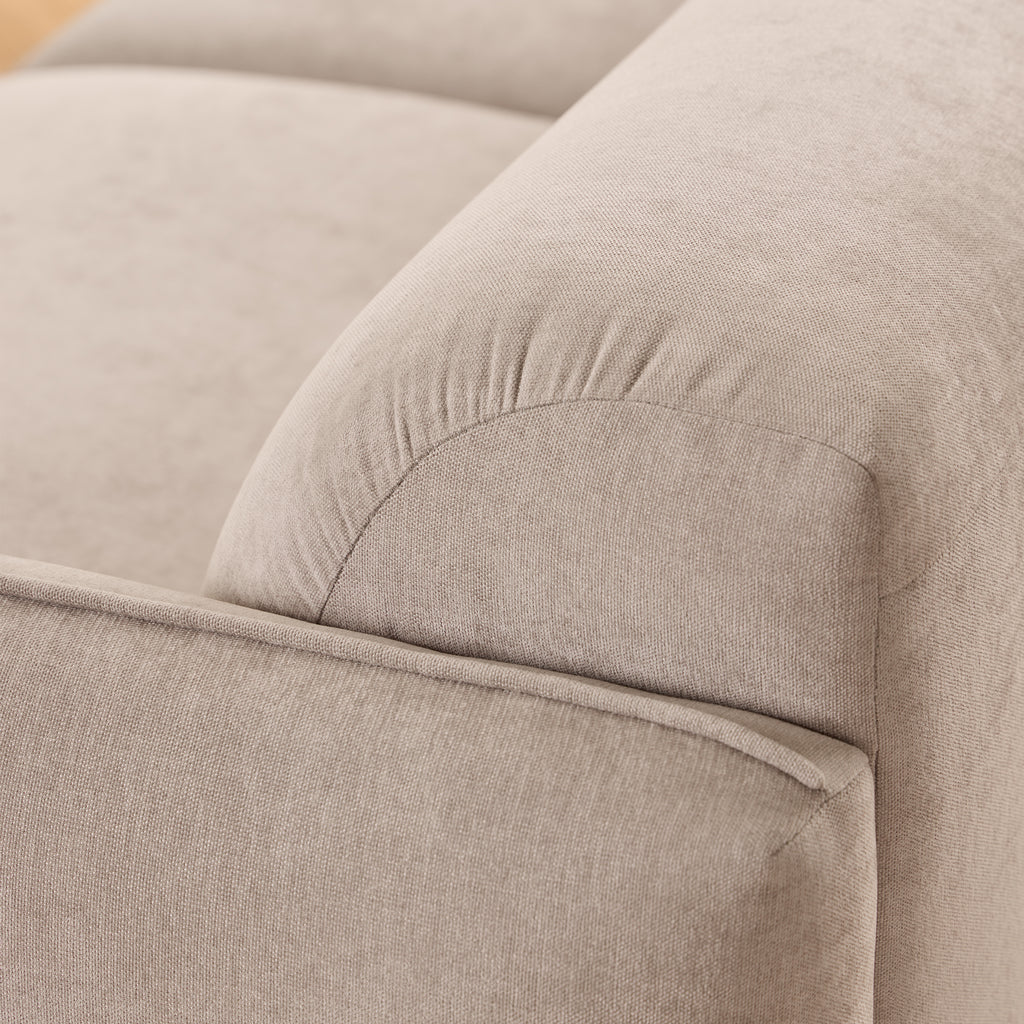 Westley Set of 2 x 2.5 Seater Sofas in Fay Beige Fabric