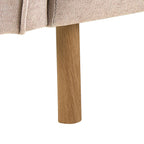 Westley 2.5 + 3 Seater Sofa Set in Fay Beige Fabric