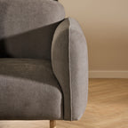 Westley Set of 2 x 3 Seater Sofas in Fay Dusty Brown Fabric