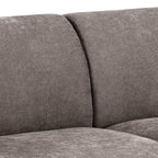 Westley Set of 2 x 3 Seater Sofas in Fay Dusty Brown Fabric