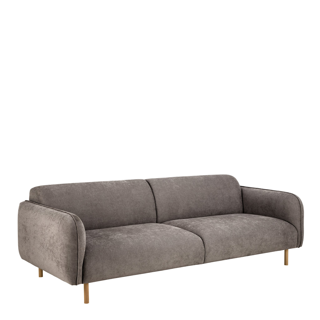 Westley Set of 2 x 3 Seater Sofas in Fay Dusty Brown Fabric
