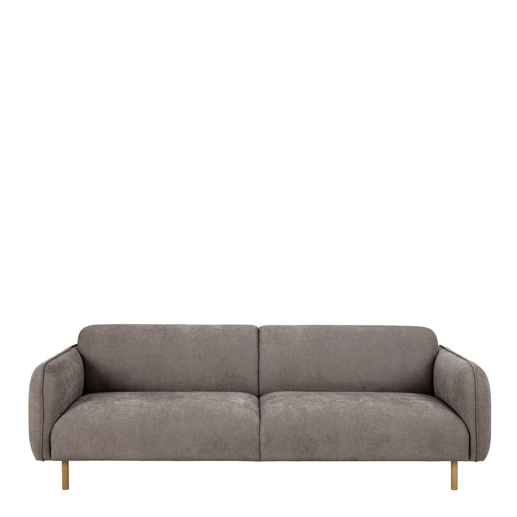 Westley Set of 2 x 3 Seater Sofas in Fay Dusty Brown Fabric