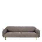 Westley Set of 2 x 3 Seater Sofas in Fay Dusty Brown Fabric