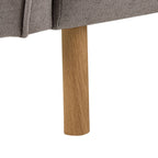 Westley 2.5 + 3 Seater Sofa Set and Fay Dusty Brown Fabric