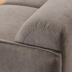 Westley Set of 2 x2.5  Seater Sofas in Fay Dusty Brown Fabric